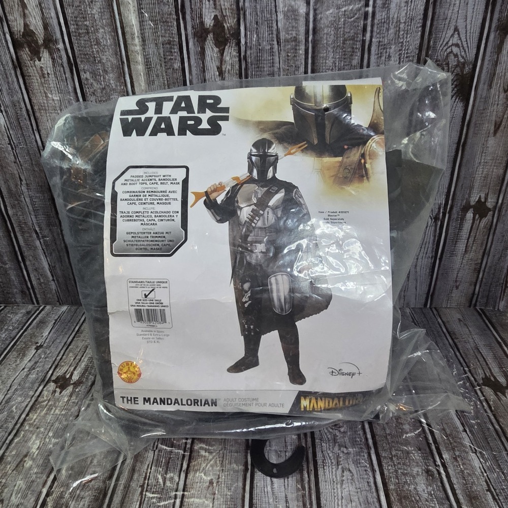 Star Wars Mandalorian Adult Muscle Chest Halloween Costume Adult One Size Fits